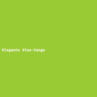 Elegante Glas-Zange
