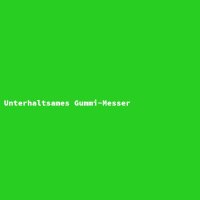 Unterhaltsames Gummi-Messer