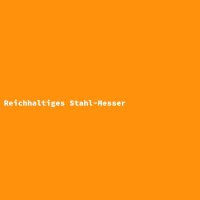 Reichhaltiges Stahl-Messer