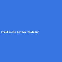 Praktische Leinen-Tastatur