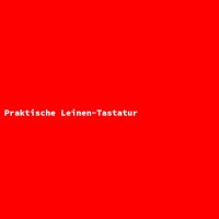 Praktische Leinen-Tastatur