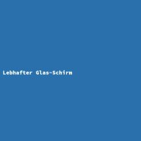 Lebhafter Glas-Schirm