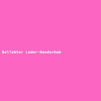 Beliebter Leder-Handschuh