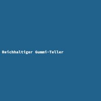 Reichhaltiger Gummi-Teller