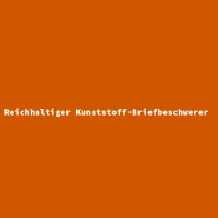 Reichhaltiger Kunststoff-Briefbeschwerer