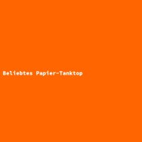 Beliebtes Papier-Tanktop