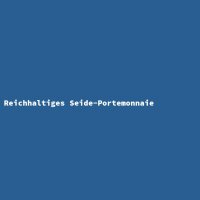 Reichhaltiges Seide-Portemonnaie