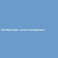 Reichhaltiges Seide-Portemonnaie