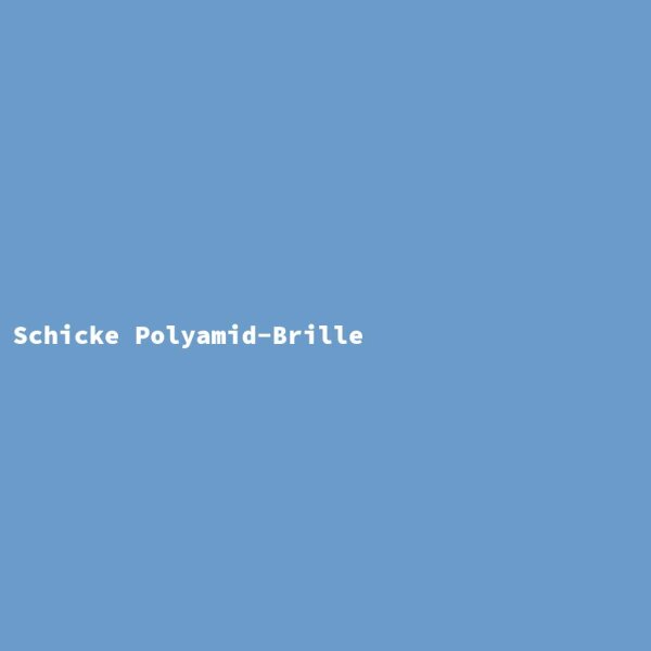 Schicke Polyamid-Brille