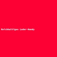 Reichhaltiges Leder-Handy