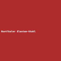 Rustikaler Elastan-Stuhl