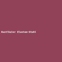 Rustikaler Elastan-Stuhl