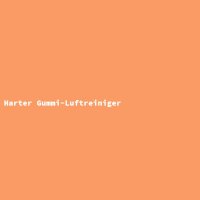 Harter Gummi-Luftreiniger