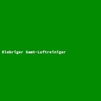 Klebriger Samt-Luftreiniger