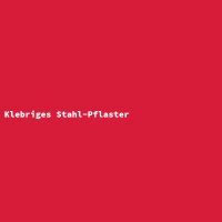Klebriges Stahl-Pflaster