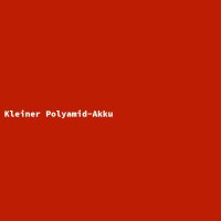 Kleiner Polyamid-Akku