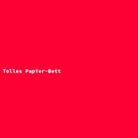 Tolles Papier-Bett