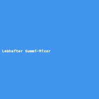 Lebhafter Gummi-Mixer