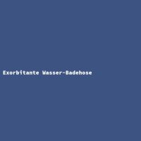 Exorbitante Wasser-Badehose