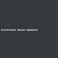 Exorbitante Wasser-Badehose