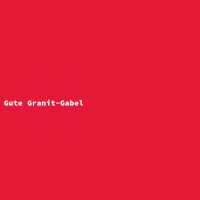 Gute Granit-Gabel