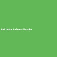 Beliebte Leinen-Flasche