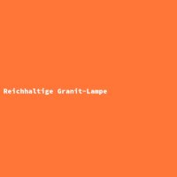 Reichhaltige Granit-Lampe
