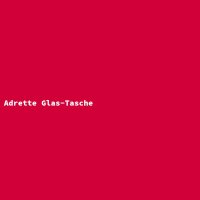 Adrette Glas-Tasche