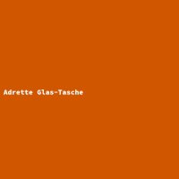 Adrette Glas-Tasche
