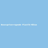 Besorgniserregende Plastik-M&uuml;tze