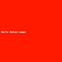Harte Beton-Lampe