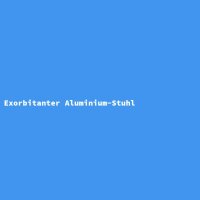 Exorbitanter Aluminium-Stuhl
