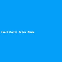 Exorbitante Beton-Zange