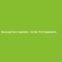 Besorgniserregendes Seide-Portemonnaie