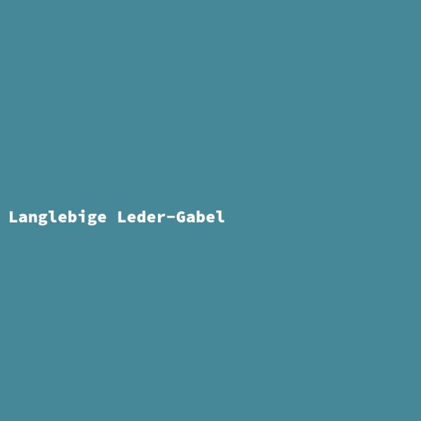 Langlebige Leder-Gabel