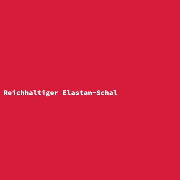 Reichhaltiger Elastan-Schal
