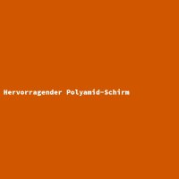 Hervorragender Polyamid-Schirm