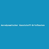 Aerodynamischer Kunststoff-Briefkasten
