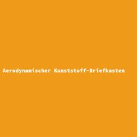 Aerodynamischer Kunststoff-Briefkasten