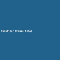 G&uuml;nstiger Bronze-Schal