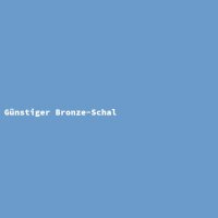 G&uuml;nstiger Bronze-Schal
