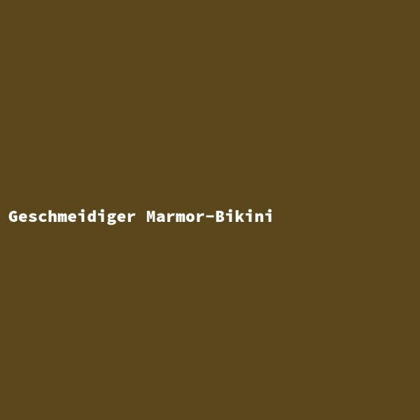 Geschmeidiger Marmor-Bikini