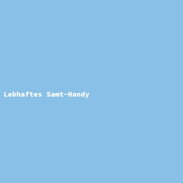 Lebhaftes Samt-Handy