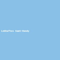 Lebhaftes Samt-Handy