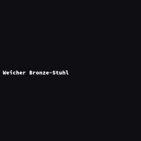 Weicher Bronze-Stuhl