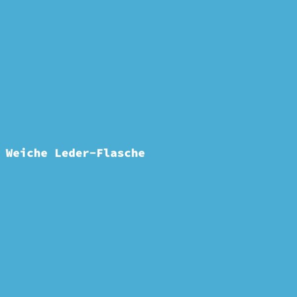 Weiche Leder-Flasche